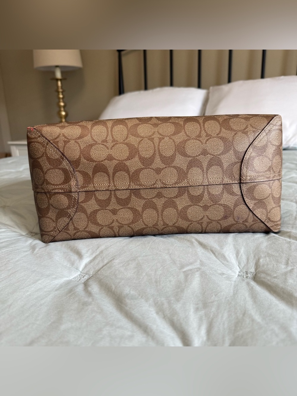 Coach Reversible City Tote and Matching Pink Pouch - Picture 7 of 14